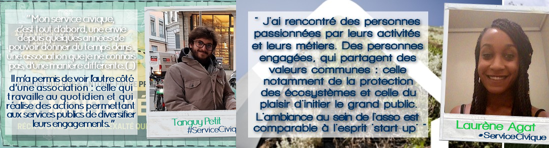 Lier environnement & communication, avec 2 services civiques à Lyon