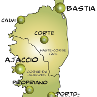 Map corse