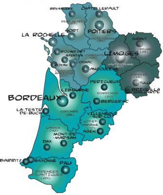 Urbannuaire de BORDEAUX & NOUVELLE AQUITAINE