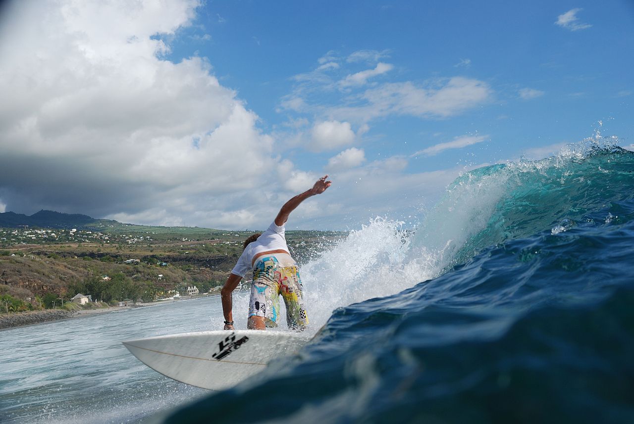 Surf a saint leu_La Réunion